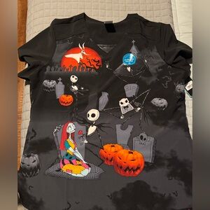 The Nightmare Before Christmas Scrub top
